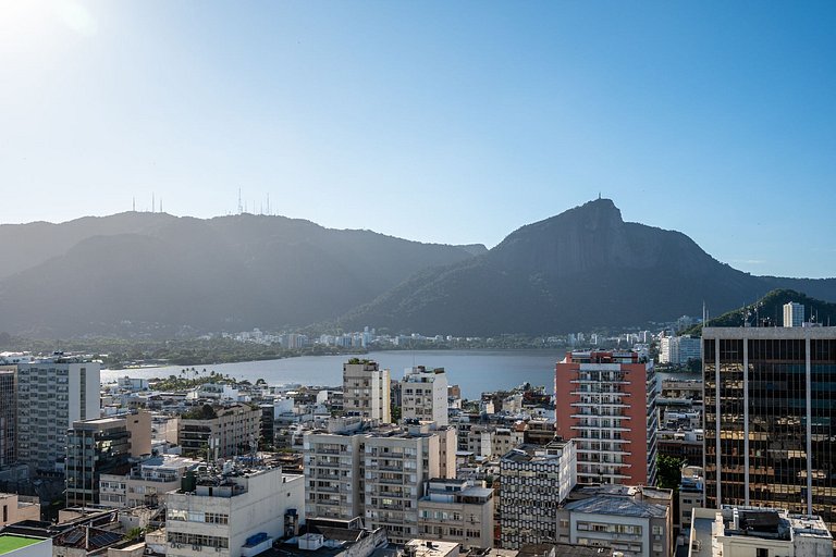 Studio Moderno | Piscina, Academia e Rooftop