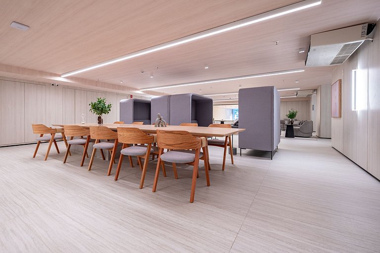 Studio Moderno | Piscina, Academia e Rooftop