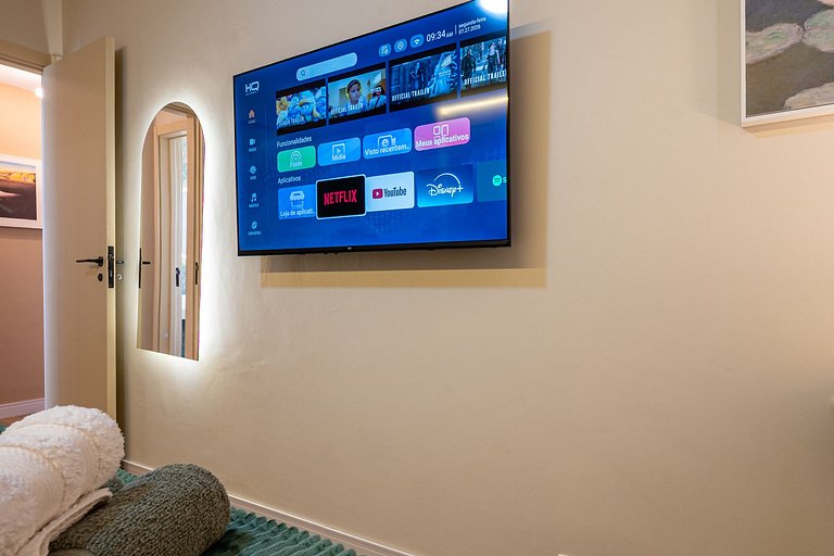 Apartment in Leblon with pool, parking, sea view and lagoon