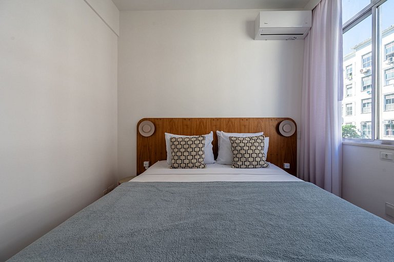 Apt completo com 3 quartos entre Copa e Ipanema