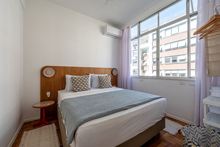 Apt completo com 3 quartos entre Copa e Ipanema