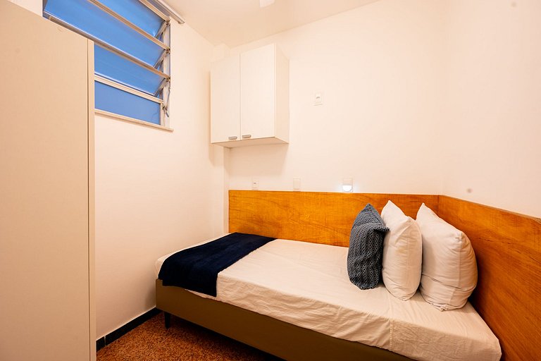Apt completo com 3 quartos entre Copa e Ipanema