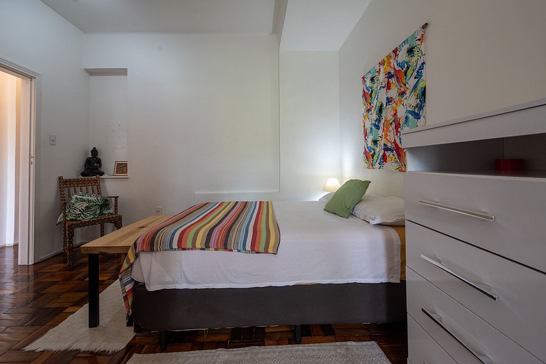 Encantadores 2 dormitorios en Ipanema con vistas a Lagoa