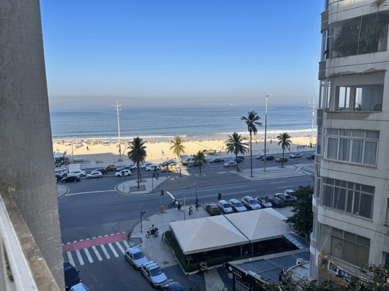 Vista praia de Copacabana, incrível localização